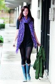 明星怎么挤围巾,如何巧妙挤围巾打造潮流造型