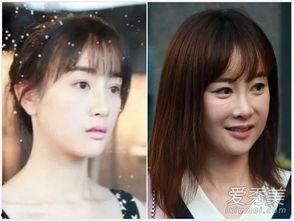 明星卧蚕对比照,对比照揭示明星与常人卧蚕差异